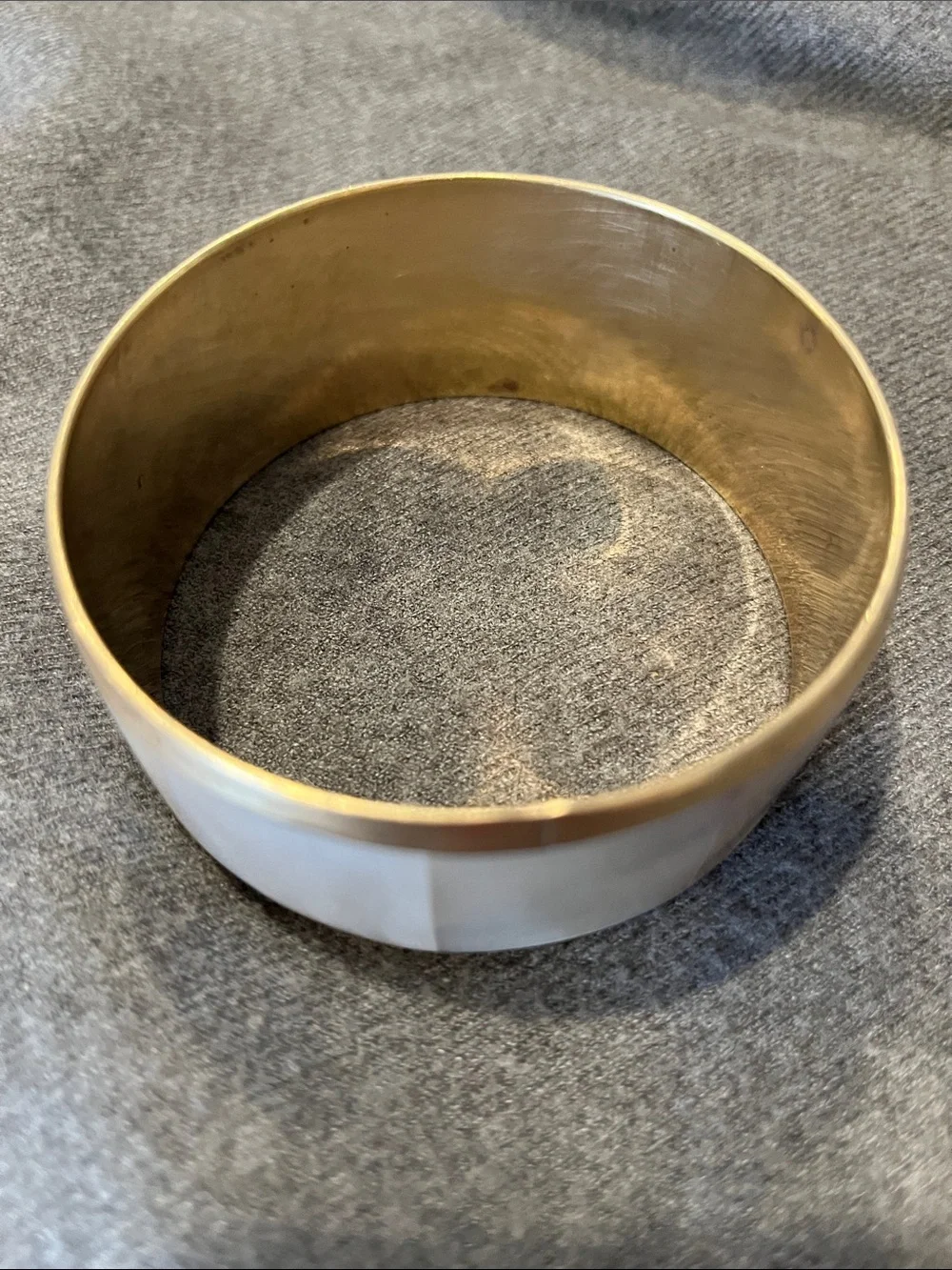 Pair of Brass MOP Bangle Bracelets